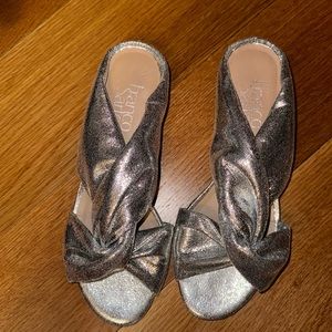 Franco Sarto silver sandals